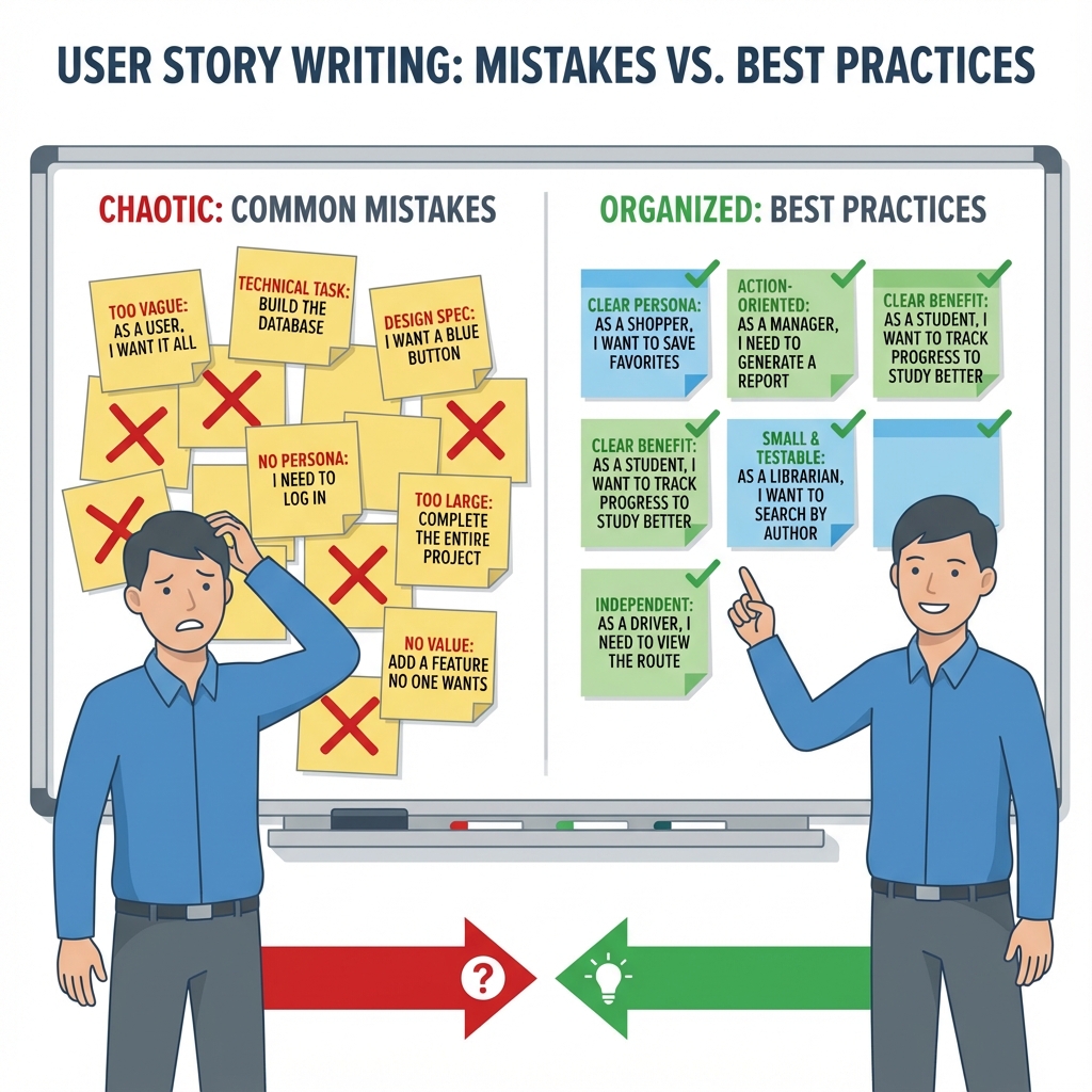 5 Common Mistakes in Writing User Stories (And How to Fix Them)